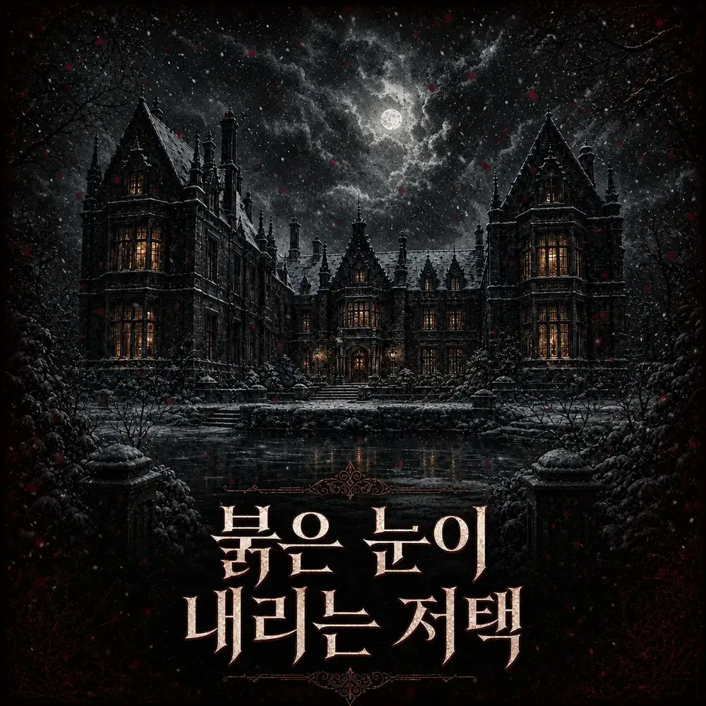 붉은 눈이 내리는 저택 표지