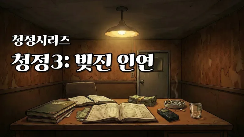 청정3: 빚진 인연 표지