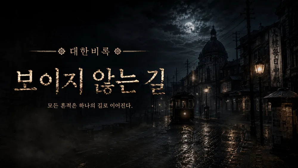 대한비록 :「보이지 않는 길」 표지