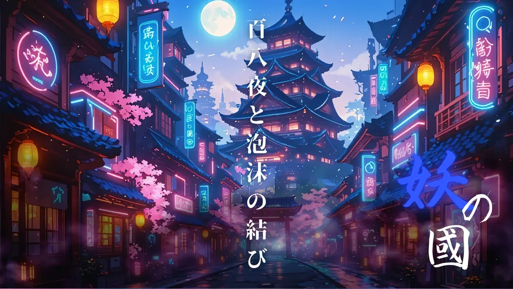 요괴의 나라 -백팔 밤과 물거품의 인연- 표지