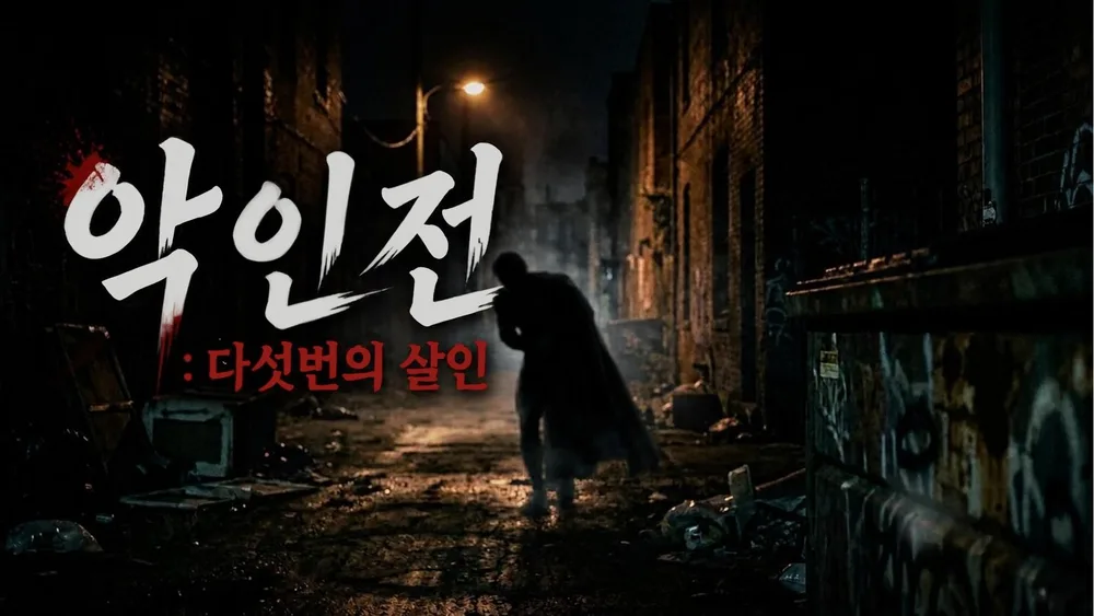 악인전 : 다섯 번의 살인 표지