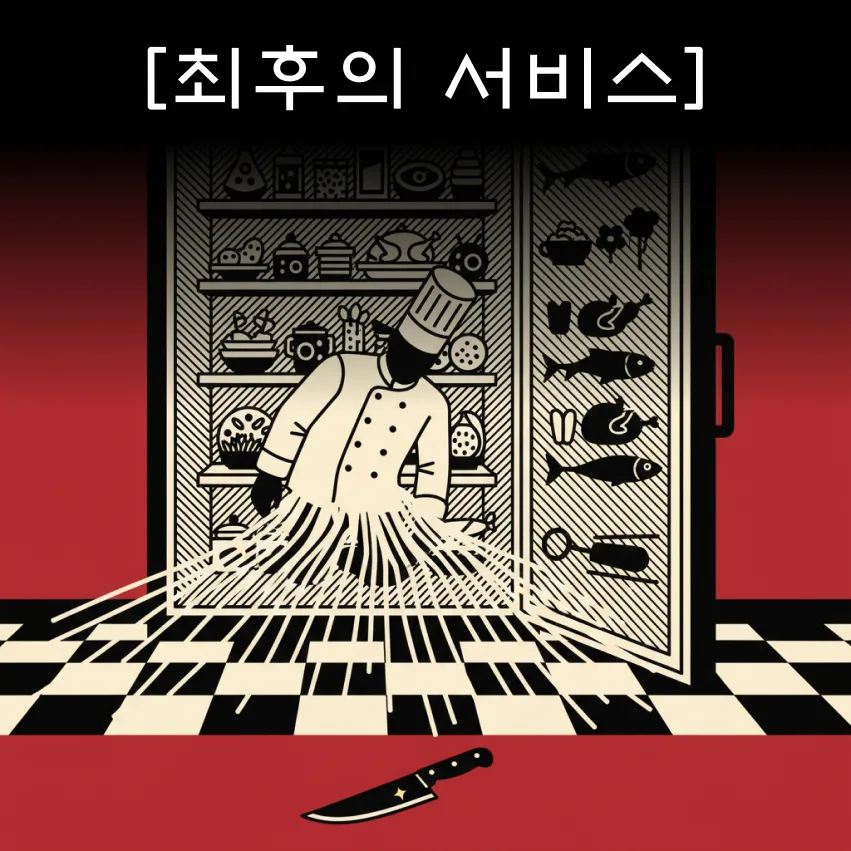 최후의 서비스 표지
