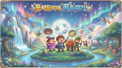 용사들이여, 꿈을 꿔라! 표지